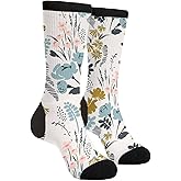 Yaateeh Cute Axolotl Funny Novelty Socks Unisex Crazy Crew Dress Socks