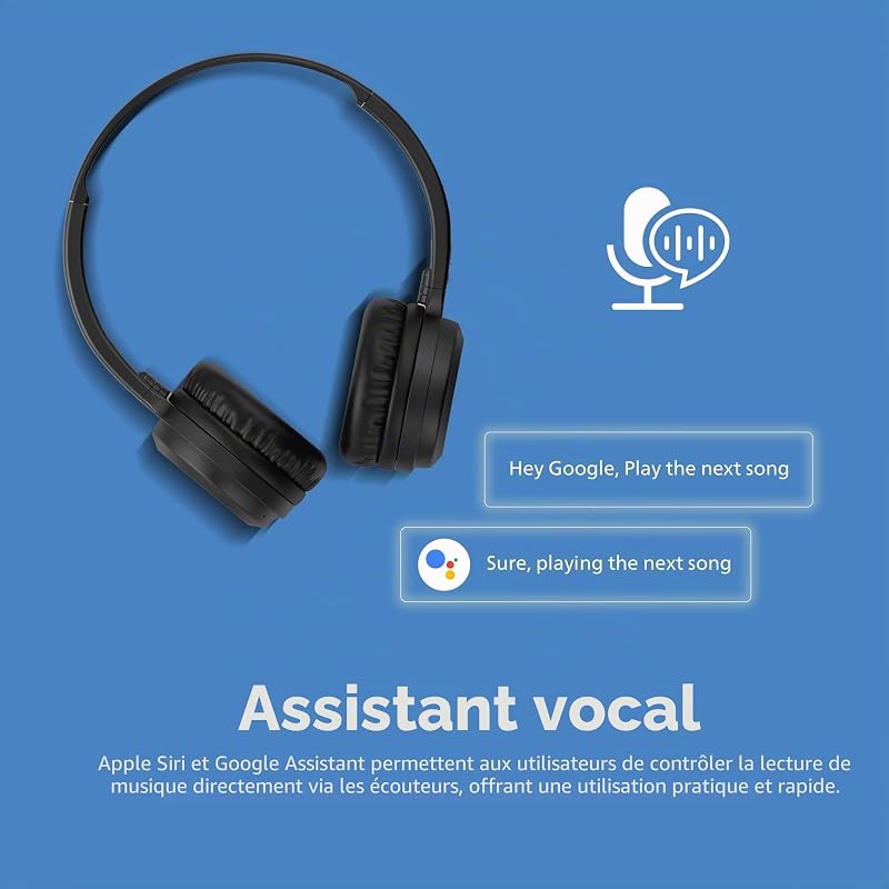 TAH1108BK Casque avec Bluetooth - Noir