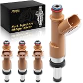 Oktiger 12 Holes Fuel Injectors 1.8L for Toyota Corolla 2009-2018, Matrix 2009-2013, for Scion xD 2008-2009, L4 1.8L, OE# 23250-0T020 23250-0T010 Set of 4