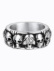 FaithHeart Gothic Ring Stainless Steel Vintage