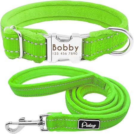 soft personalized dog collars