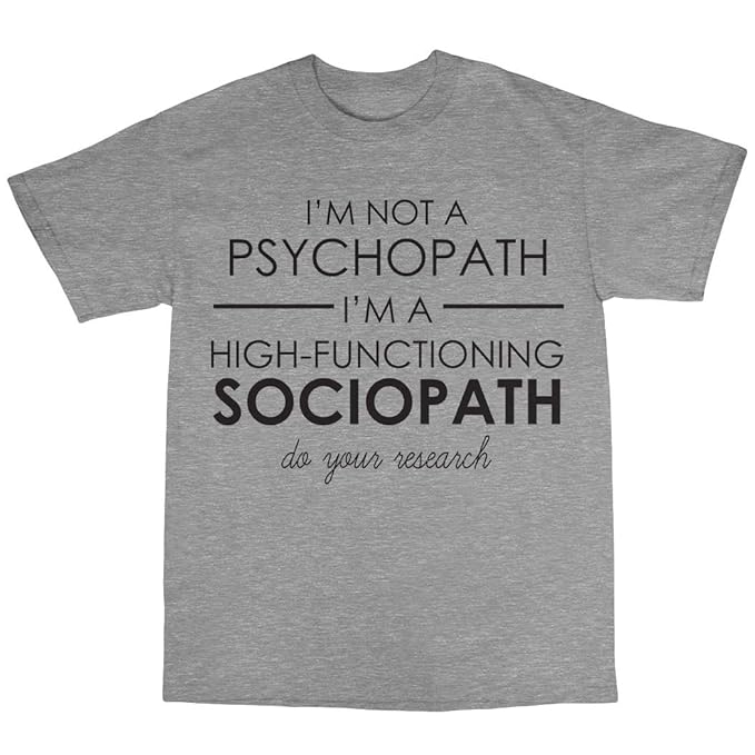 title=Sherlock Holmes Sociopath T-Shirt Uomo