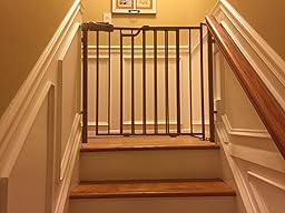 Amazon.com : Evenflo Easy Walk Thru Top Of Stairs Gate