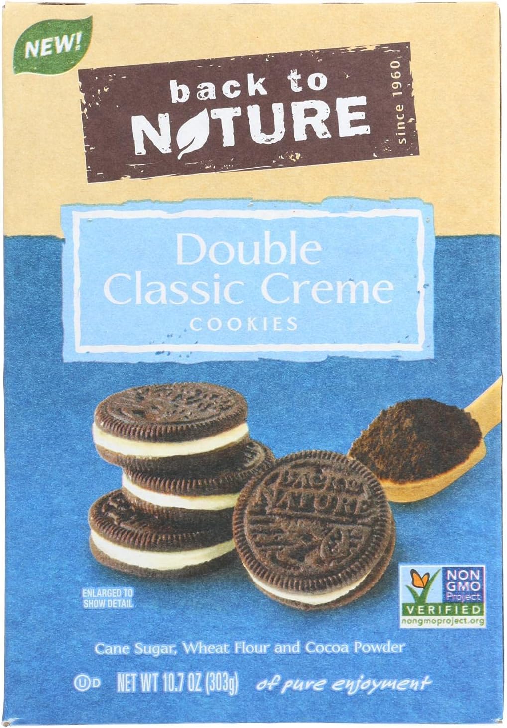 Amazon Com Back To Nature Cookies Dbl Classic Creme Pack Of 6 Size 10 7 Oz No Artificial Ingredients Gmo Free Health Personal Care