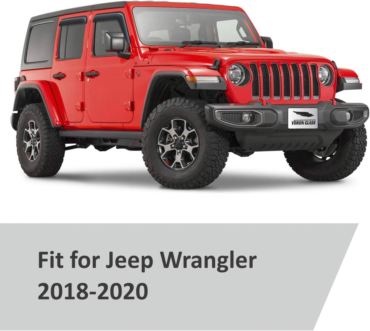 Window Deflectors 1103 Voron Glass Tape On Extra Durable Rain Guards For Jeep Wrangler 18 Vent Window Visors 4 Pieces Side Window Wind Deflectors Visors Exterior Accessories Diagenics Com