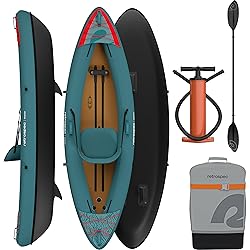 Retrospec Coaster 1 Person Inflatable Kayak, 220lb