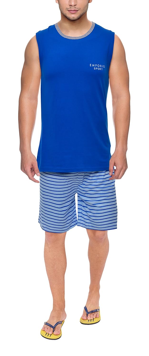 irge men's lounge short & t-shirt