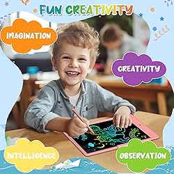 PYTTUR LCD Writing Tablet for Kids 10 Inch Colorful