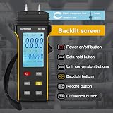 GOYERRNES GR-189A Digital Manometer Dual-Port Differential Pressure Gauge ±2psi view 2