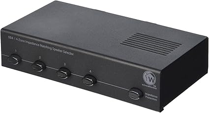 impedance matching speaker selector with volume control