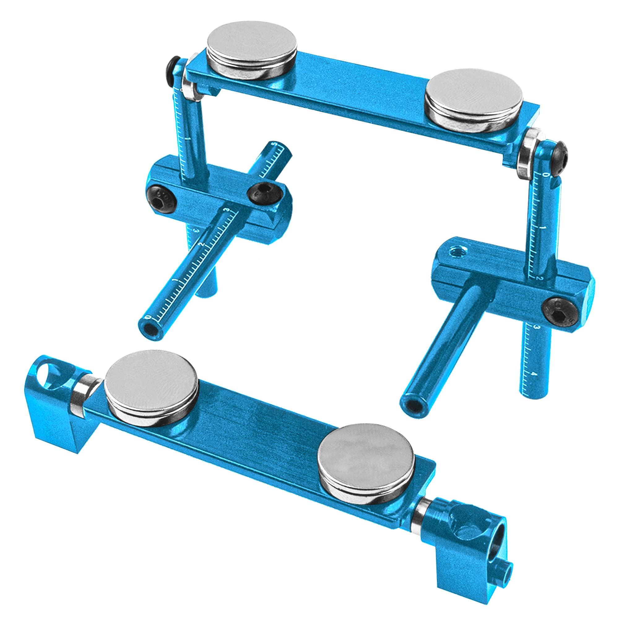 Photo 1 of 1Set ShareGoo RC Magnetic Body Post Stealth Invisible Body Shell Mount Column Kit Compatible with HSP Sakura D3 XIS Himoto HPI Tamiya TT-01 TT-02 1/10 RC Touring Car Drift Car (Blue)