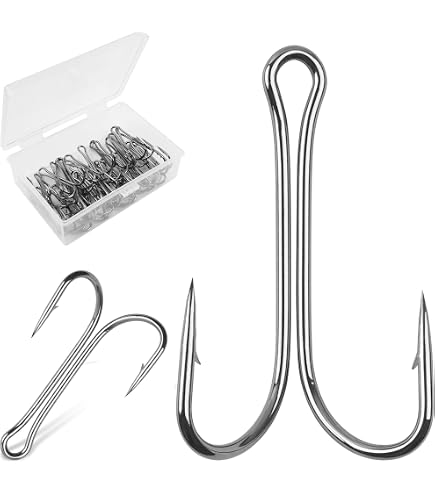 double fishing hook 14 Amazon.com : 100pcs Double Fishing Hooks, Durable Open Shank Double Frog  Hook, High Carbon Steel Sharp Fishhook Extra Strong Small Fly Tying Hook  for Saltwater Freshwater : Sports & Outdoors