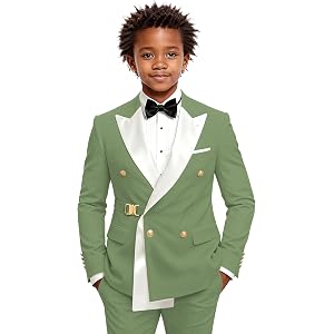 Netsky Boys Suit Slim Fit Kid Formal Tuxedo Suits for Teen Boy Toddler Dress Communion Prom Wedding Guest Outfit