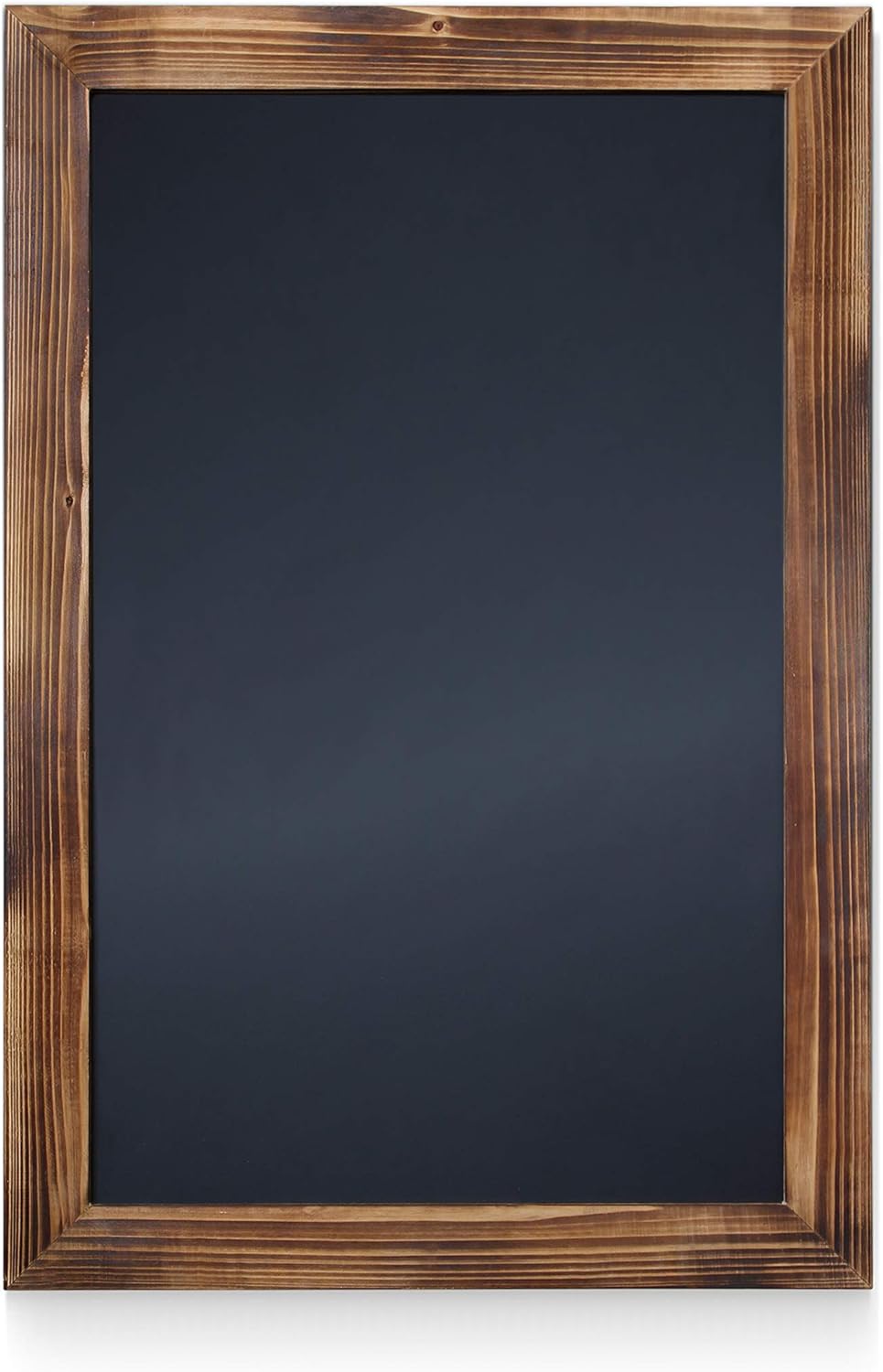 HBCY Creations Rustic Torched Wood Wall Chalkboard, Extra