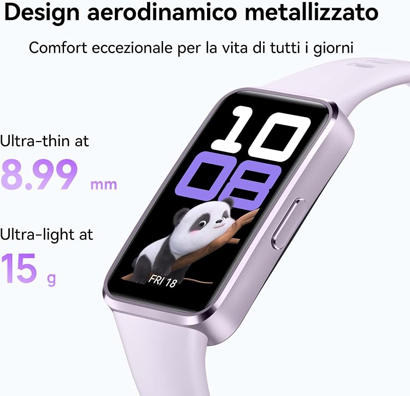 Band 10 Smartwatch, Monitoraggio del Fitness Tramite AI, Rosa