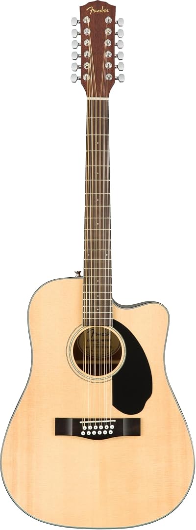 Fender CD-60SCE 12-String Dreadnought Walnut Fingerboard Natural