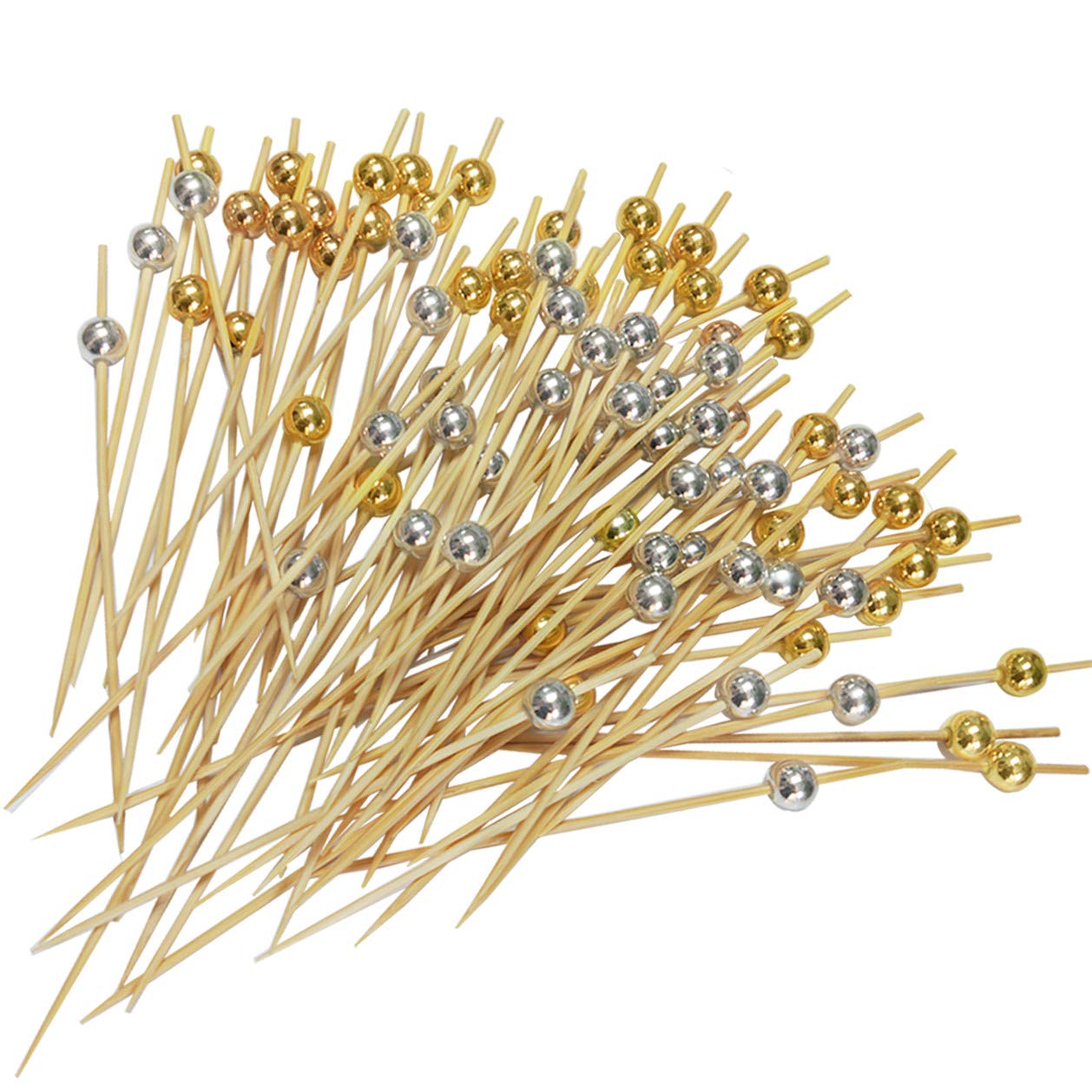 IME Cocktail Picks Swizzle Sticks Skewers for Toothpicks Party Supplies Finger Fruits Sandwich Barbeque Snacks etc 12 cm 100 Counts