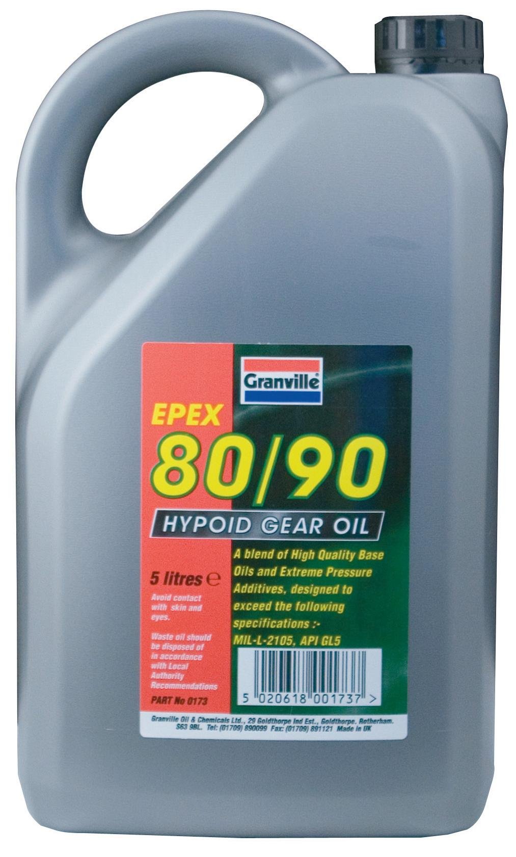 Granville 0173 80/90 5L Hypoid Epex Gear Oil