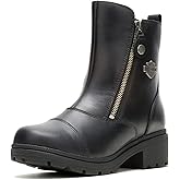 Harley-Davidson womens Amherst Leather Motorcycle Casual Boot