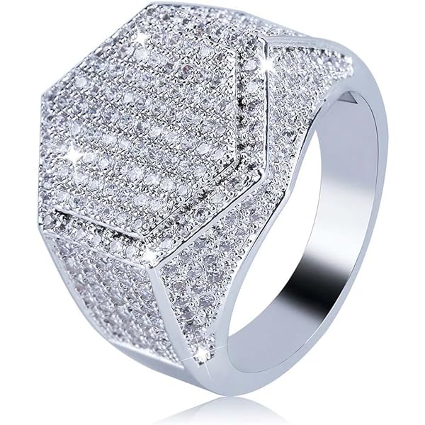 Dual Stacking Rings For Women,18K Gold Plated Cubic Zirconia Gold Eternity Band For Women Thumb Ring For Women Men Teen Girls Size 6 10