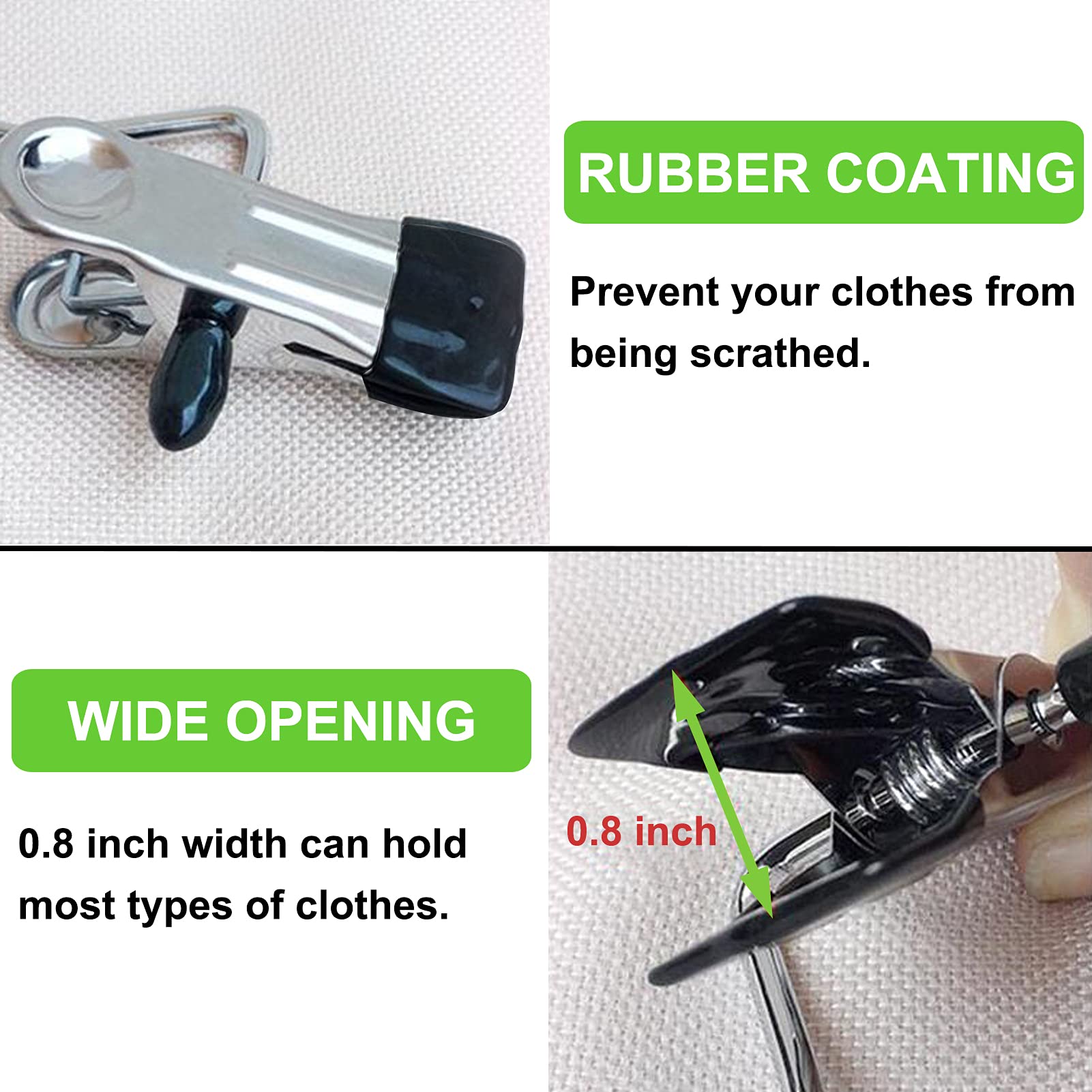 Boot Hangers Clips, 16 Pack Laundry Hooks Hanging Clips Clothes Pins Closet Hanger Organizer Clamps Socks Towel Clips Heavy Duty Clothespins Bulk Hanger Clips for Closet Travel Pants Socks Handbags