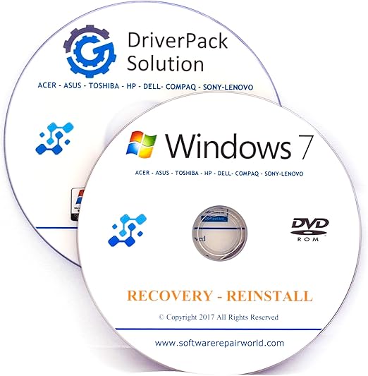 Acer Windows 7 Ultimate Installation Repair Restore Recovery Boot Disc All Versions Includes Free Pc Drivers Cd Worth 5 99 Amazon Co Uk Software
