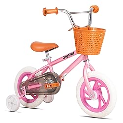 JOYSTAR 12 Inch Girls Bike with Training Wheels and