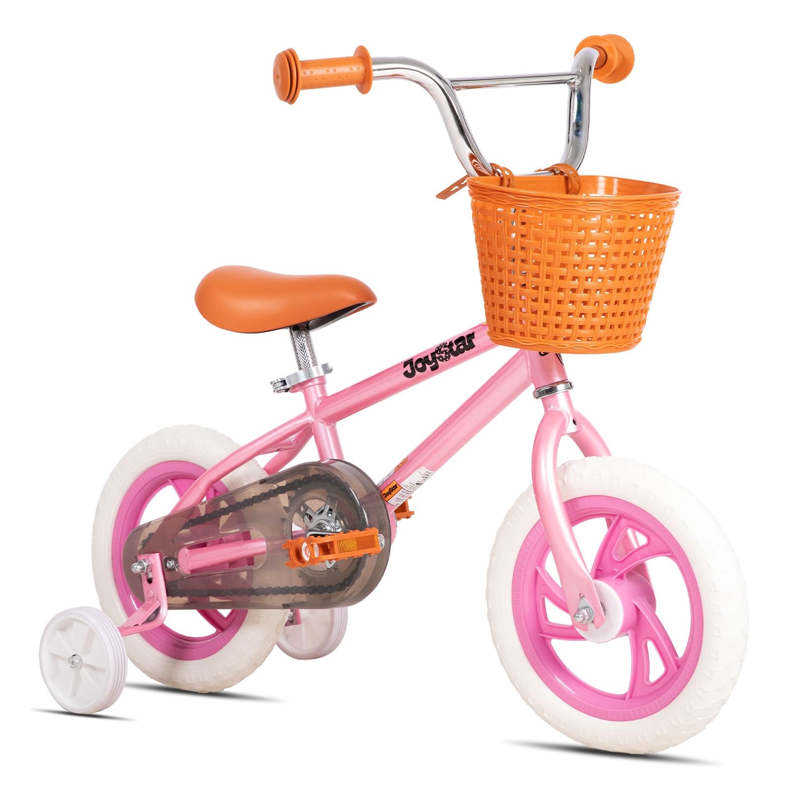 JOYSTAR 12 Inch Girls Bike with Training Wheels and