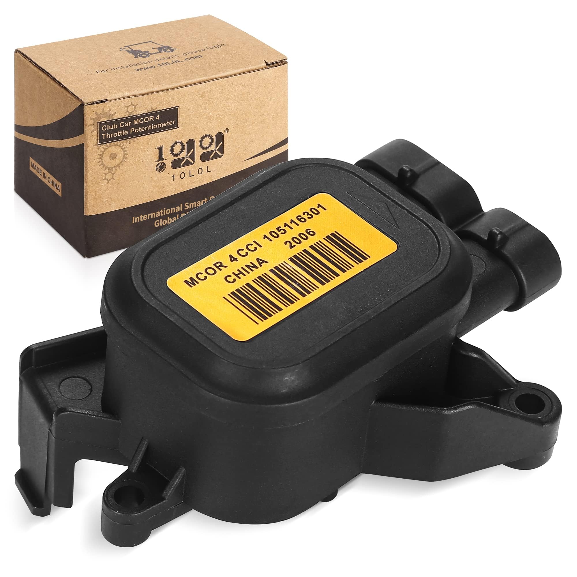 10L0L Golf Cart MCOR 4 Conversion Throttle Potentiometer Compatible with Club Car Precedent/Carryall/Tempo/Onward 2012-up Golf Cart Replaces 105116301, 103850401(MCOR 3)