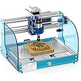 SainSmart Genmitsu 3018-PROVer V2 CNC Router Machine for Beginners | Mini Milling Engraver Kit with Z-Probe, Limit Switches &amp; E-Stop for Wood, Acrylic, MDF &amp; Plastic