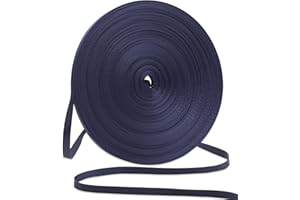 ZHFMLY ZHFMILY 3/8 inch Nylon Webbing Strap Flat Heavyweight Webbing Cloth Fabric Strapping for Handbag, Indoor&Outdoor Gear, Pet Collars, DIY Projects, Crafts, Sewing