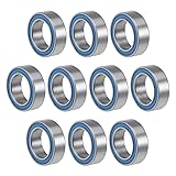 TOP-VIGOR 10Pcs MR84-2RS Deep Groove Ball