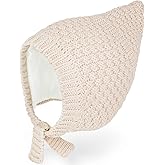 JELLYTREE Baby Hat Winter Bonnet Toddler Earflap Hat Warm Thick Knit Infant Cotton Lined Pixie Gnome Beanie Set 3m 6m 12m