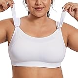 SYROKAN Front Adjustable Sports Bras for Women High