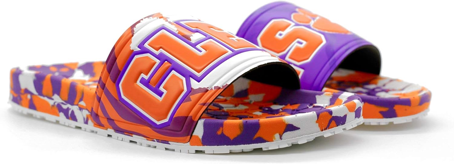 Hype Co NCAA University Sports Slide Sandal Shoe: Clothing
