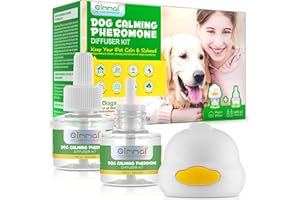 PLSHSBSE Calming Diffuser for Dogs, 2 Pack Dog Calming Diffuser Refills for Replacement, Enhanced Dog Calming Pheromone Diffuser, Dog Calming Diffuser Kit for Dog Anxiety Relief (2x48ml Refills)