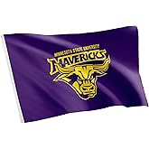 Desert Cactus Minnesota State University Mankato MSUM Flag - 3 x 5 Feet Mavericks Banner, Indoor/Outdoor Durable Fabric, 100% Polyester Design (Style 2)
