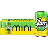Starry Lemon Lime Soda, Caffeine Free, Mini Cans, 7.5 Fl oz (Pack of 10)