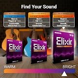Elixir 11052 Strings 80/20 Bronze Acoustic Light .012-.053 NANOWEB Coating view 3