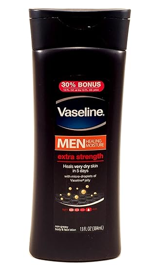 vaseline men's lotion extra strength