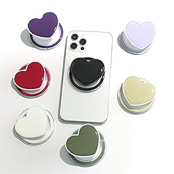On The Grip Magnetic Cute Solid Macaron Color Heart