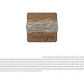 Gryrigns 5Feet 1.1mm 925 Sterling Silver Flat Cable Chain Link Bulk for DIY Craft Jewelry Making (1.98 Grams)