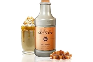 Monin - Gourmet Caramel Sauce, Rich and Buttery, Great for Desserts, Coffee, and Snacks, Gluten-Free, Non-GMO (64 Ounce)