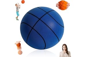 Nenrte Silent Basketball, Dribble Dream Si-Lent Basket-Ball, 2025 Upgrade Silent-Basketball Dribbling Indoor, Foam Basketball Indoor Training Quiet Ball Gift for Youth(No.7, 9.4 in)