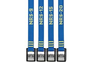 NRS 12' Buckle Bumper Strap Pair Iconic Blue