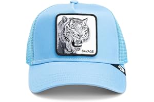 Goorin Bros. Trucker Cap The Savage Tiger Light Blue Light Blue, Size: One Size