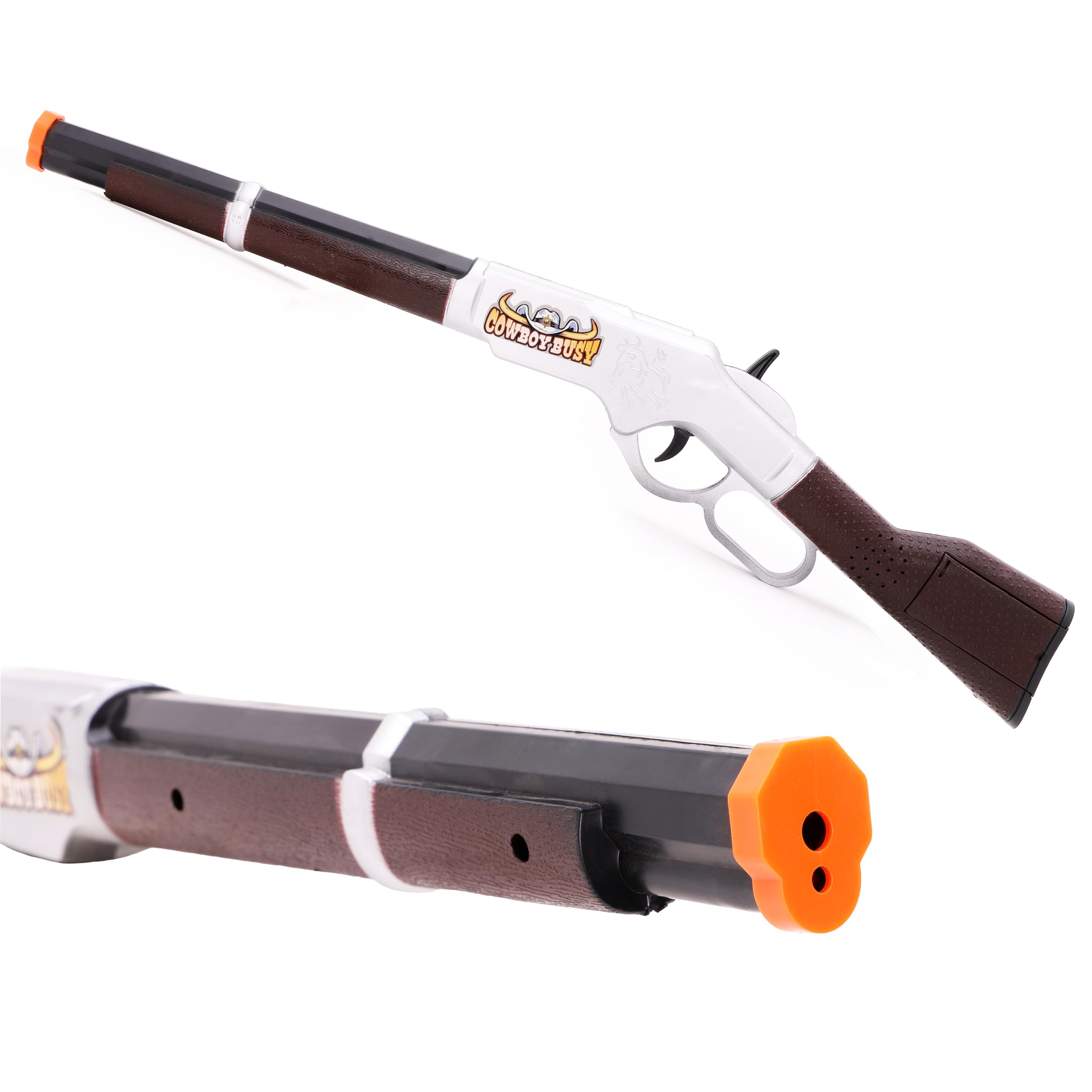 Toyland® 53cm (21") Wild West Cowboy Toy Rifle with Sound Effects - Western Role Play Gun - Fancy Dress Cowboy Accessories - Age 3+