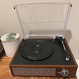 turntable with built in speakers and bluetooth