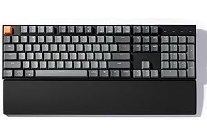Ergonomic Silicone Wrist Rest for Keychron K10 / K10 Version 2 / C2 / C2 Pro,17.13" Honeycomb Non-Slip Palm Rest, 100% Full-Sized Mechanical Keyboards Support with Typing Pain Relief