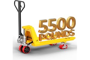 [Anti-Leakage Oil Pump] Arczorix Pallet Jack, 5500 Lb Capacity 27" W x 48" L Forks Size Small Mini Hand Pallet Truck Standard Duty Manual Pallet Trucks